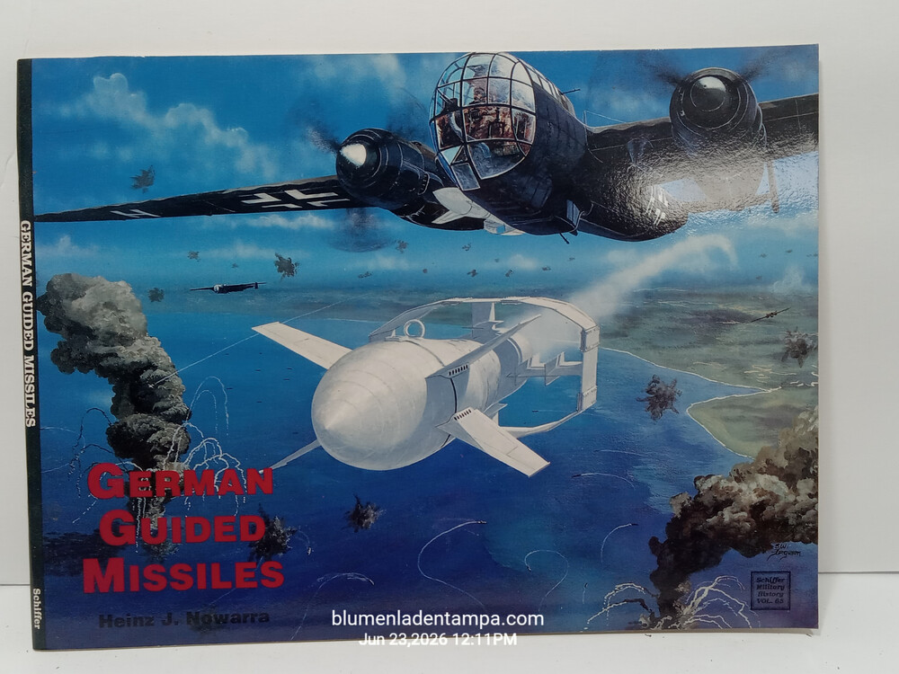 German Guided Missiles Hardcover Book Military History - Used
